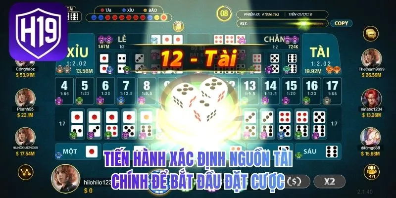 Tiến hành xác định nguồn tài chính để bắt đầu đặt cược